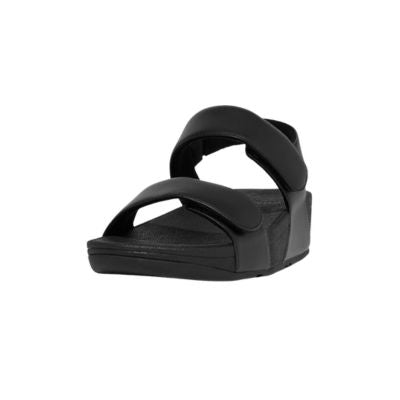 Fitflop Lulu Adjustable All Black Back-Strap Women's Sandals