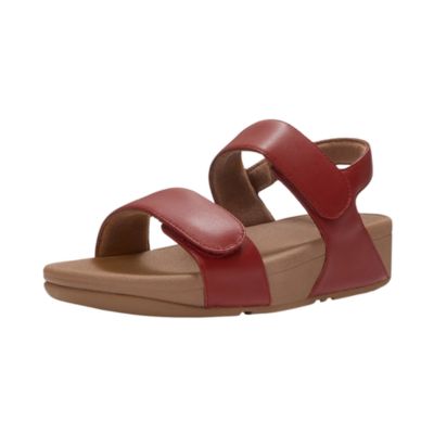 Fitflop Lulu Adjustable Burnt Berry Back-Strap Women's Sandals