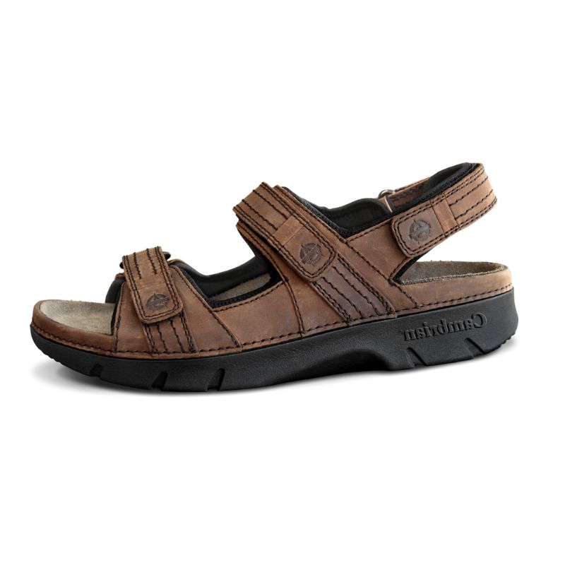 Outbound Men's Brock Suede Sandals with Cushioned Footbed and 2