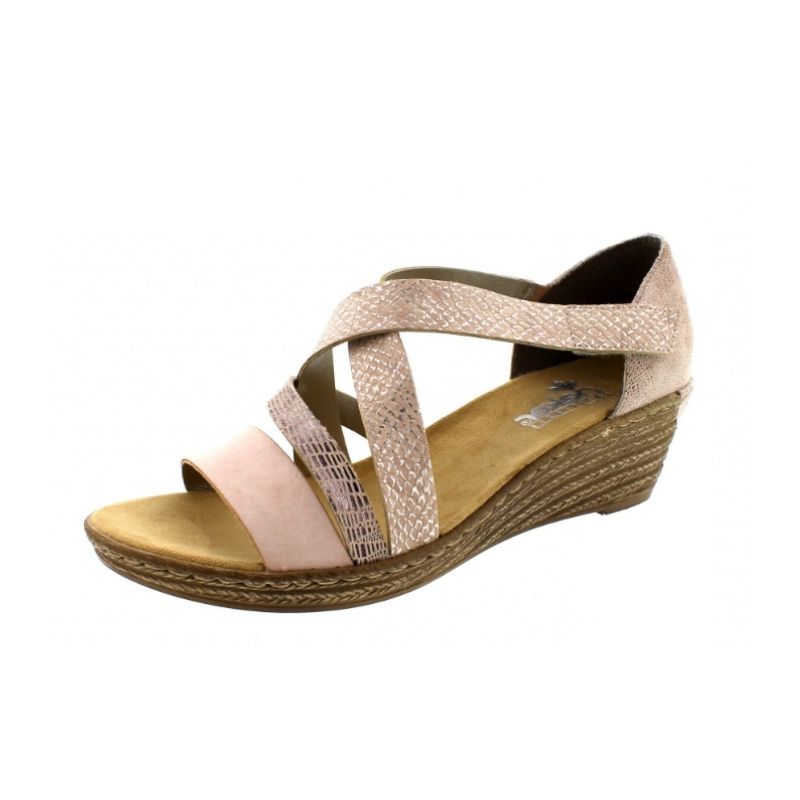 Rieker 62405-31 Women's Wedge Sandals SALE