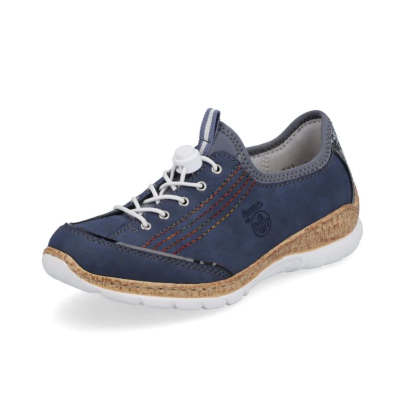 Rieker N42T0-14 Blue Women's Walking Shoes