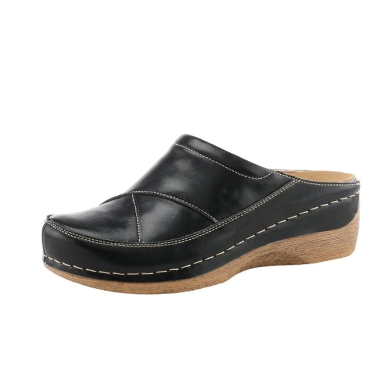 Spring Step Telly-B Black Women's Clogs