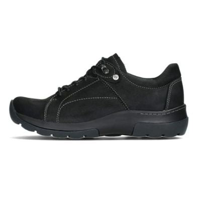 Wolky 3051 Us-Cajun Black Nubuck Women's Walking Shoes