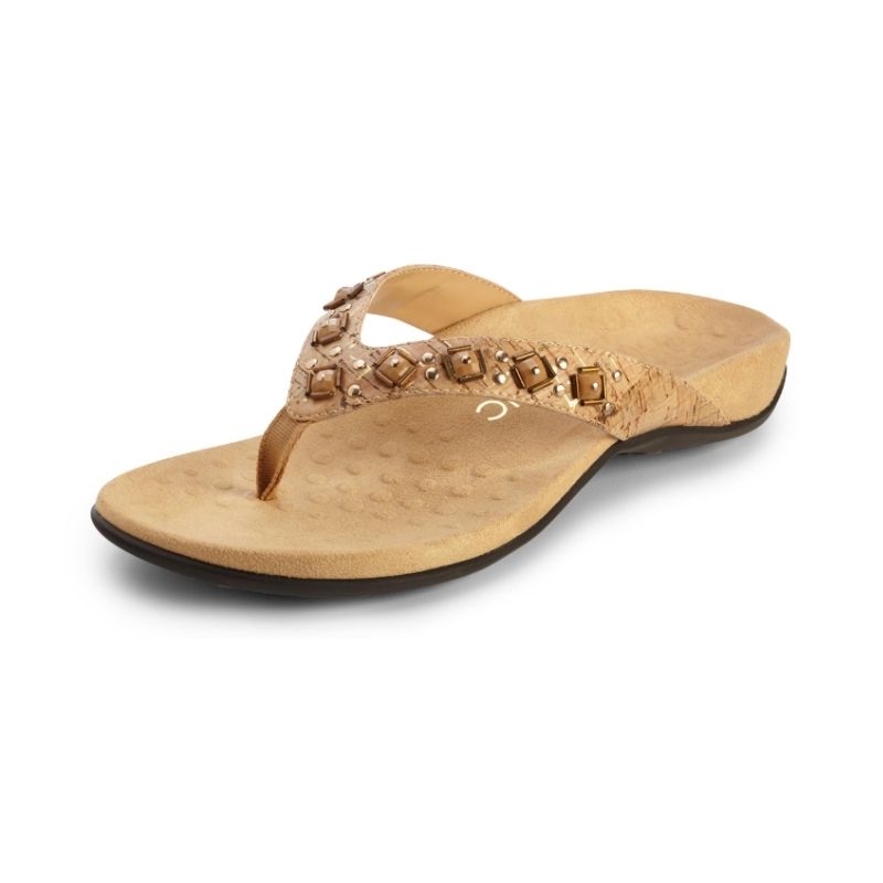 Vionic Rest Floriana 340 Gold Cork Women's Flipflops