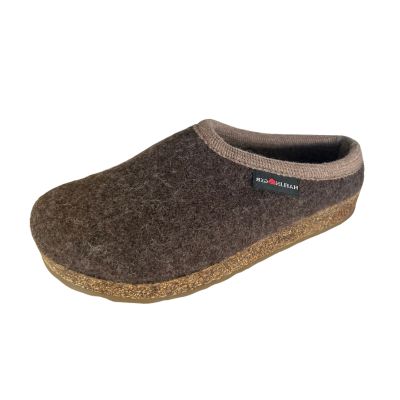 Haflinger Panda Smokey Brown Unisex Slippers