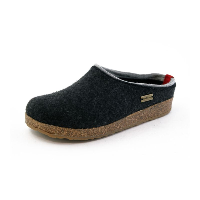 Haflinger Grizzly Kris Charcoal Unisex Slippers
