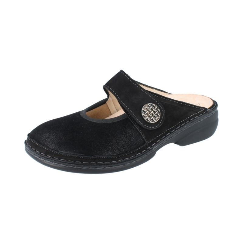 Finn Comfort Asinara Black Women's Clogs