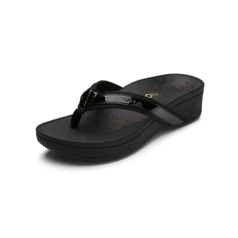 Vionic Pacific Hightide Black Women's Flipflops