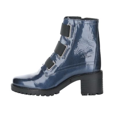 Bos. & Co. Indie Blue/Black Women's Ankle Boots