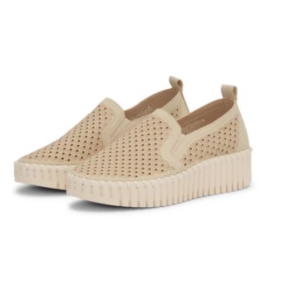 Ilse Jacobsen Tulip 4078 Pearled Ivory Women's Slip On Flats