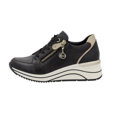 Remonte D0T03-01 Black Combi Women's Walking Shoes