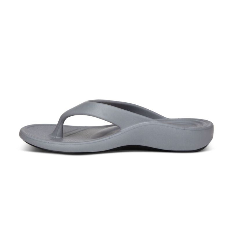 Aetrex Maui Grey Women's Flips