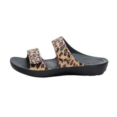Aetrex Kaia Leopard Women's Flipflops