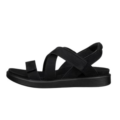 Ecco Soft Sandal W Cross Strap Black Women's Sandals