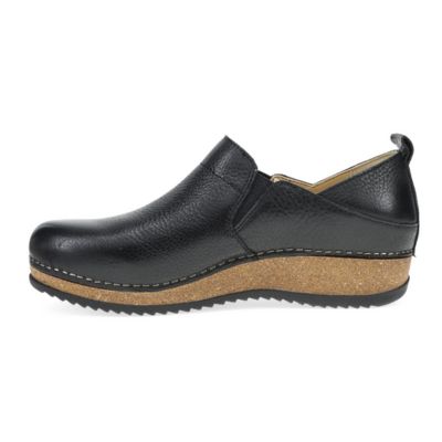 Dansko Meara Waxy Milled Black Women's Clogs