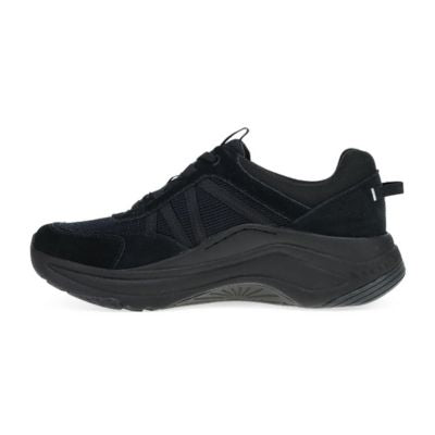 Dansko Poppy Suede Black/Black Women's Sneakers