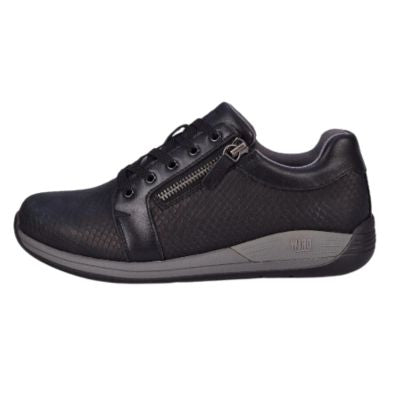 Drew Tally 2 Wide Black Nubuck Combo Women's Shoes