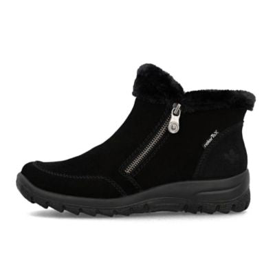 Rieker L7188-00 Black Women's Ankle Boots