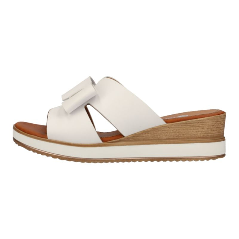 Remonte D6456-80 White Women's Wedge Slides