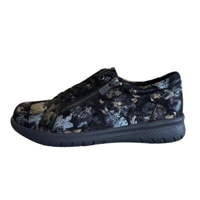 Ziera Solar XF-ZR Black Metal Women's Sneakers