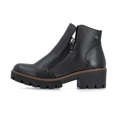 Rieker 79254-00 Black Women's Ankle Boots