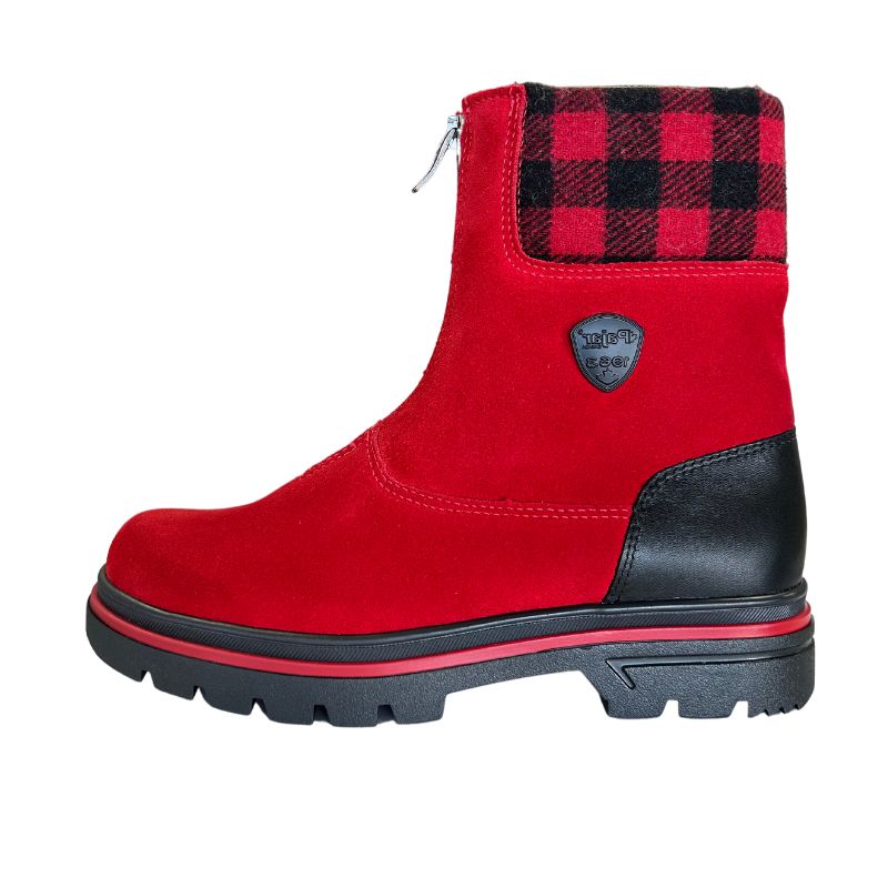 Pajar Patch Red/Black Women's Ankle Boots