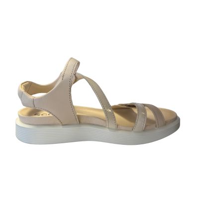 Ecco Soft Sandal W 3-Strap Limestone Women's Sandals 238803 59113