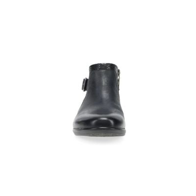 Dansko Carolyn Burnished Calf Black Women's Ankle Boots