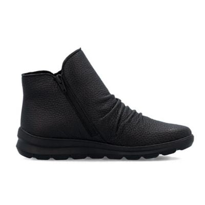 Rieker Z0056-00 Black Women's Ankle Boots
