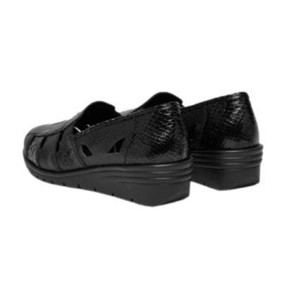 Rieker L5358-00 Black Women's Loafers