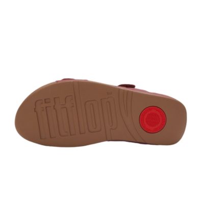Fitflop Lulu Adjustable Burnt Berry Back-Strap Women's Sandals