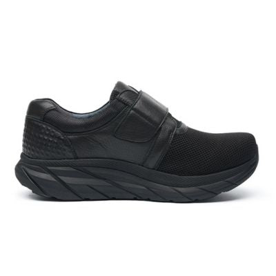 G Comfort SP-1512S Black Stretch Men's Walking Shoes