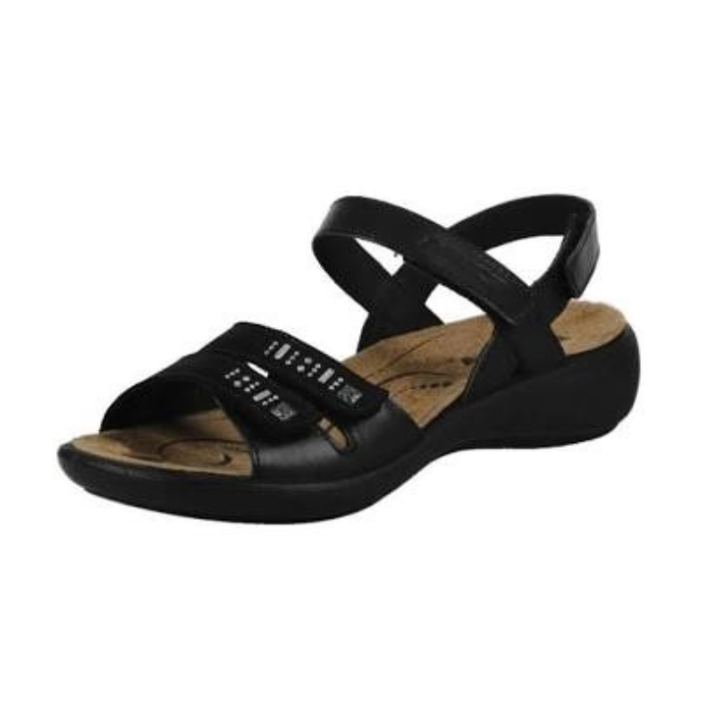 Romika Ibiza 86 Black Women's Sandals