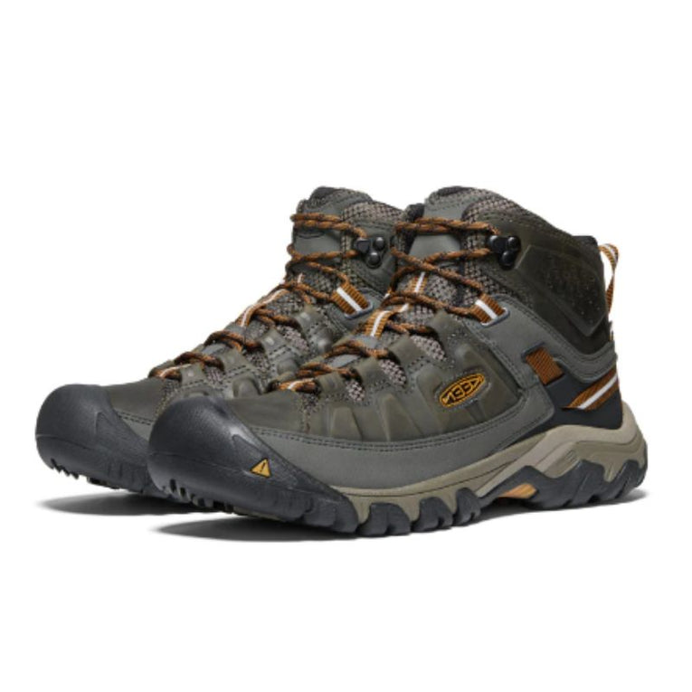 Keen Targhee III MID WP Black Olive/Golden Men's Hiking Ankle Boots