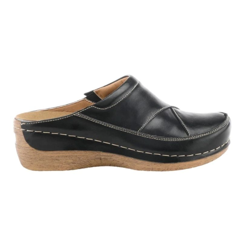 Spring Step Telly-B Black Women's Clogs