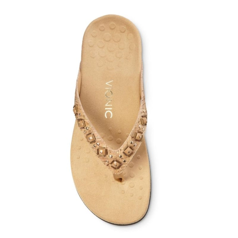 Vionic Rest Floriana 340 Gold Cork Women's Flipflops