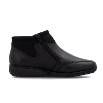 Rieker 47270-00 Black Women's Ankle Boots