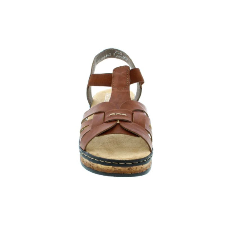 Rieker 62918-22 Brown Women's Sandals
