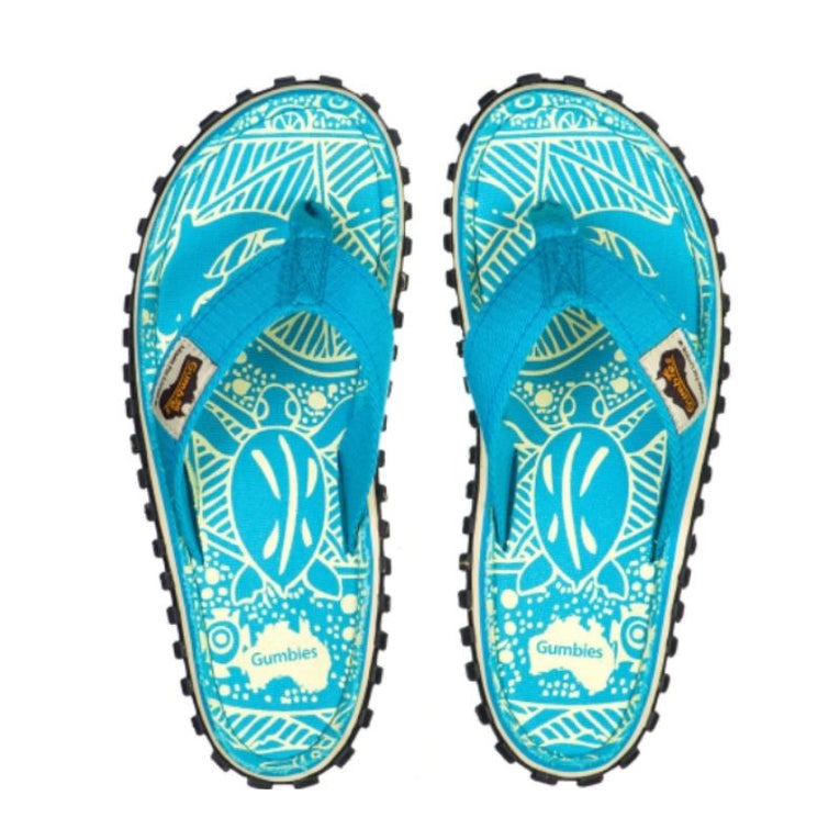 Gumbies Islander Turquoise Signature Women's Flipflops