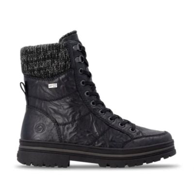 Remonte Black Women's Mid Height Boots | D2U70-03