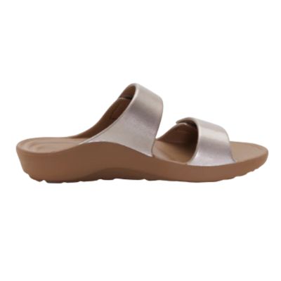 Aetrex Kaia Champagne Women's Flipflops