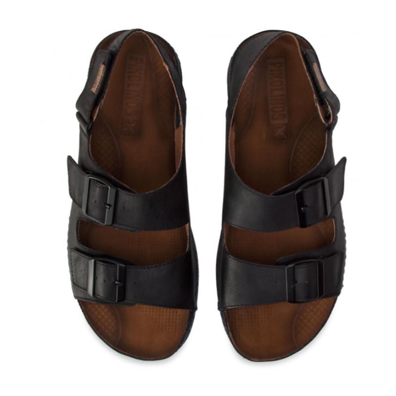 Pikolinos Men's Sandals Black Leather M4L-0083KN