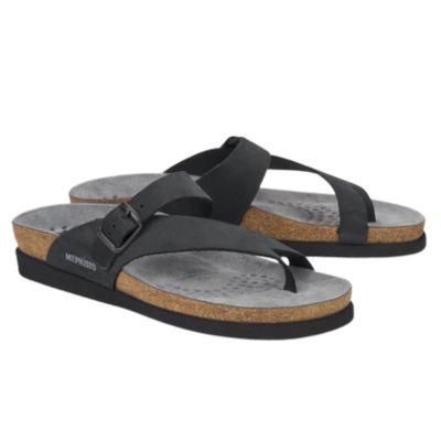 Mephisto Helen 6000 Black Nubuck Women's Sandals