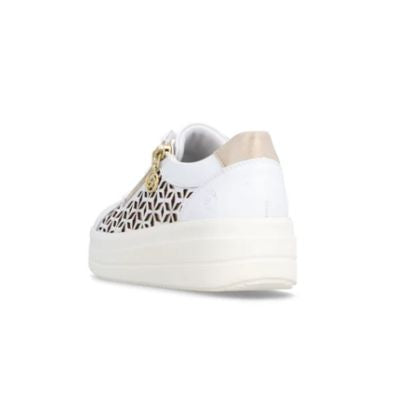 Remonte D1C11-80 White Walking Shoes