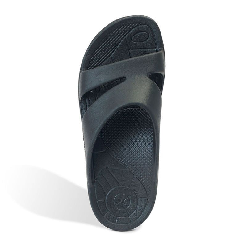 Aetrex Bali Black Women s Slides