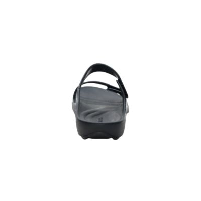 Aetrex Kaia Black Gloss Women's Flipflops