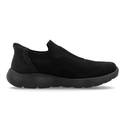 Rieker M5072-00 Black Women's Slip-On Walking Shoes