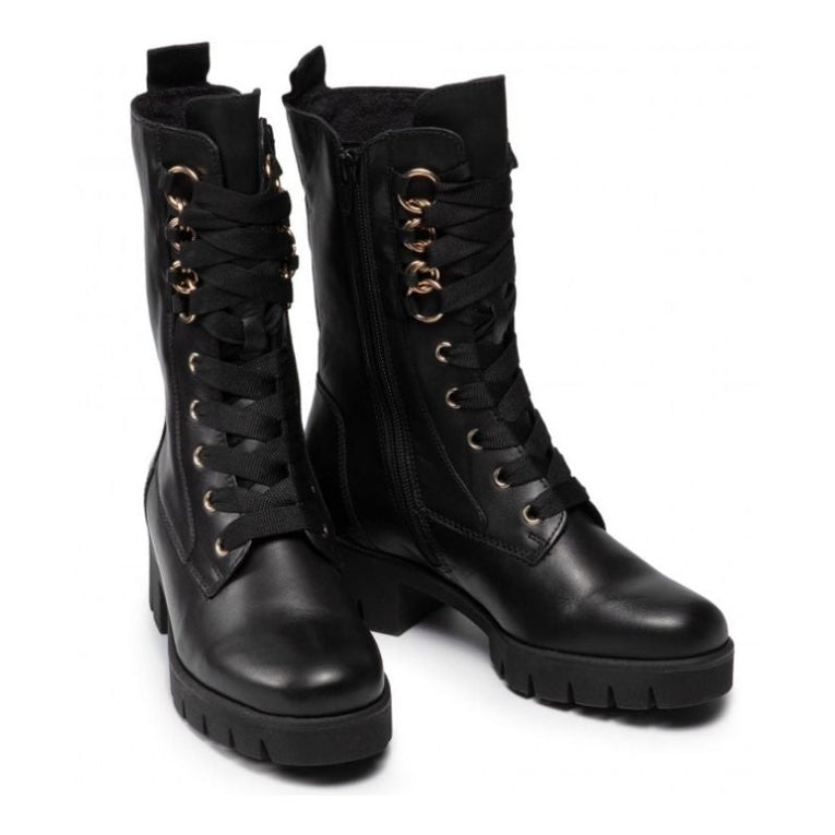 Gabor patent leather boots hotsell