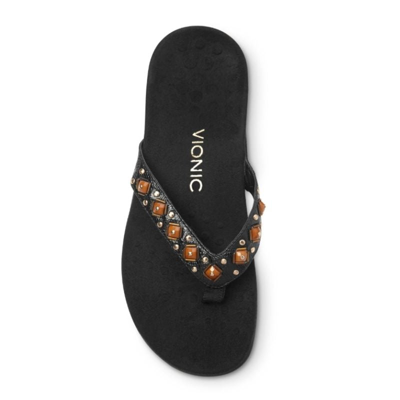 Vionic Rest Floriana 340 Black Women's Flipflops