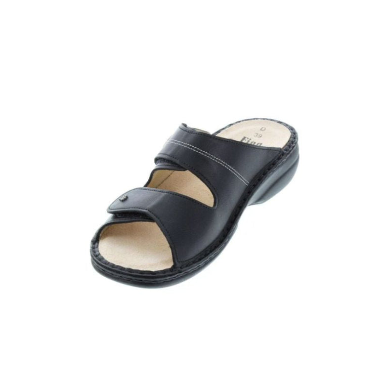 Finn Comfort Sansibar Black Women's Slides